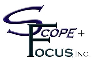 Scope and Focus Incorporated Logo